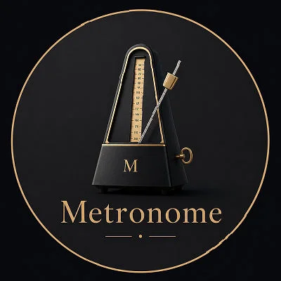 Modern online metronome with adjustable BPM and visual beat indicator